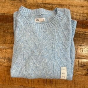 Croft & Barrow‎ Light Blue Crew Neck Sweater